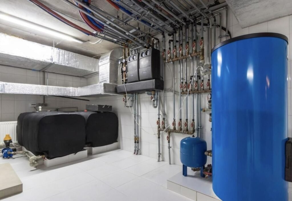 cuve à fioul domestique en local technique