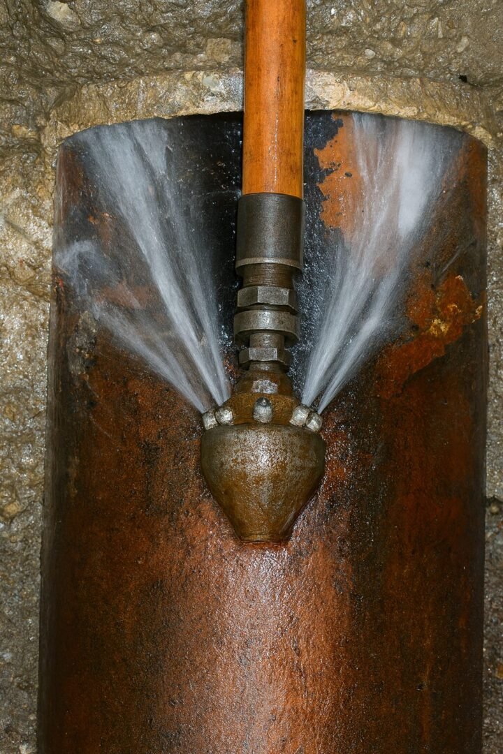 Curage canalisation Essonne 91 avec buse haute pression pour éliminer graisses et dépôts