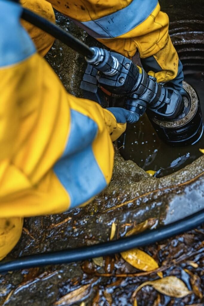 Technicien en intervention pour le dépannage d’une pompe de relevage Essonne, installation et entretien professionnel.