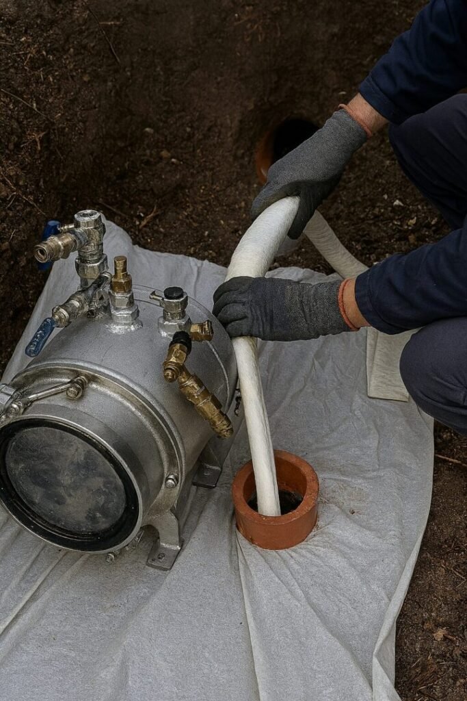 Chemisage de canalisation sans tranchée à Ballancourt-sur-Essonne