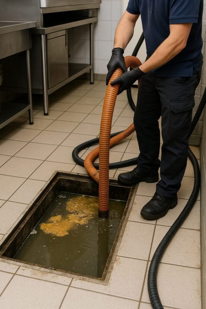 Vidange de bac à graisse à Arpajon (91290) pour restaurant ou habitation