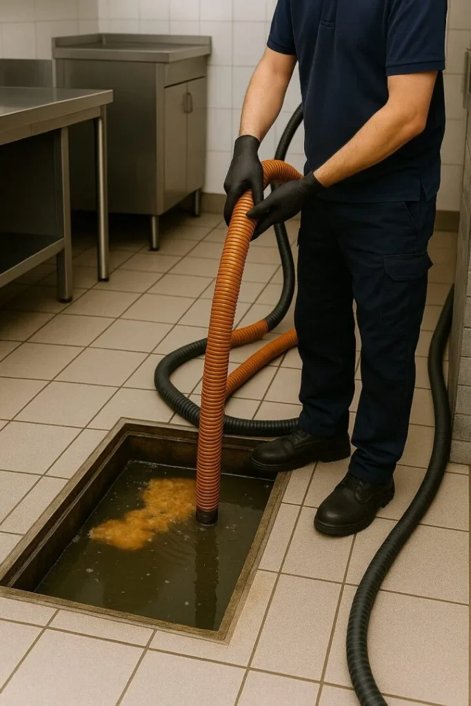 Vidange bac à graisse à Dourdan pour restaurant ou commerce