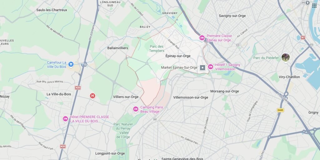 Localisation service assainissement Épinay-sur-Orge 91360 – Essonne