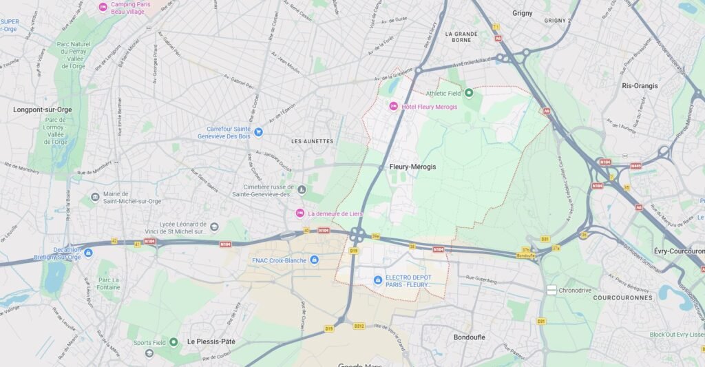 Localisation Fleury-Mérogis 91700 – Service assainissement