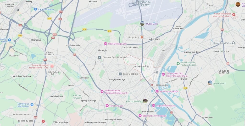 Service assainissement à Juvisy-sur-Orge (91260) localisation
