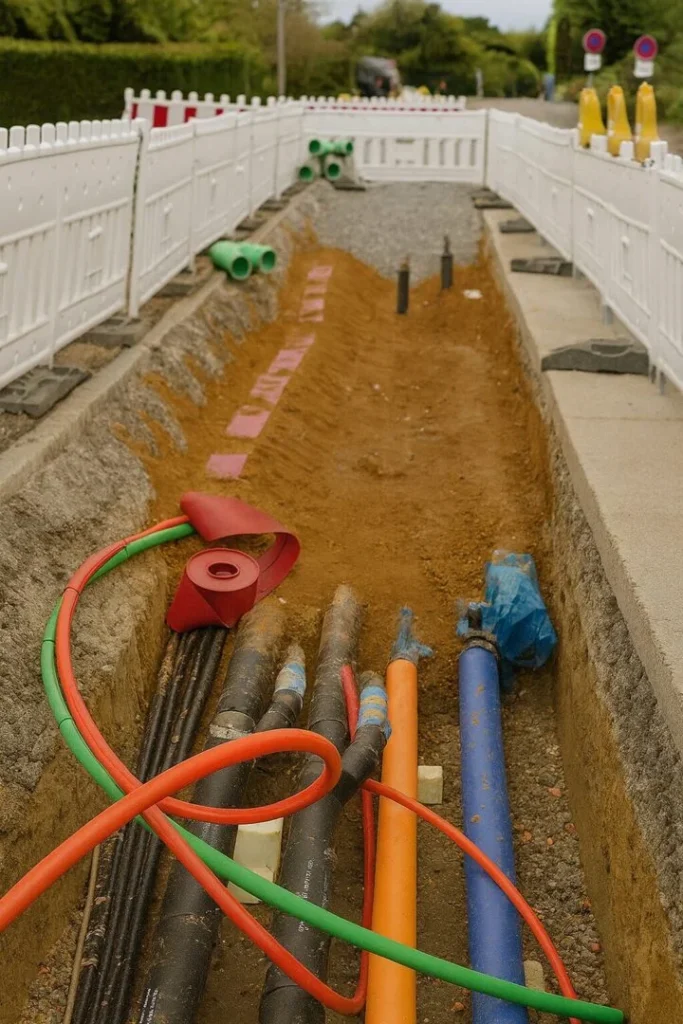 Travaux de raccordement à l’égout à Crosne conformes aux normes